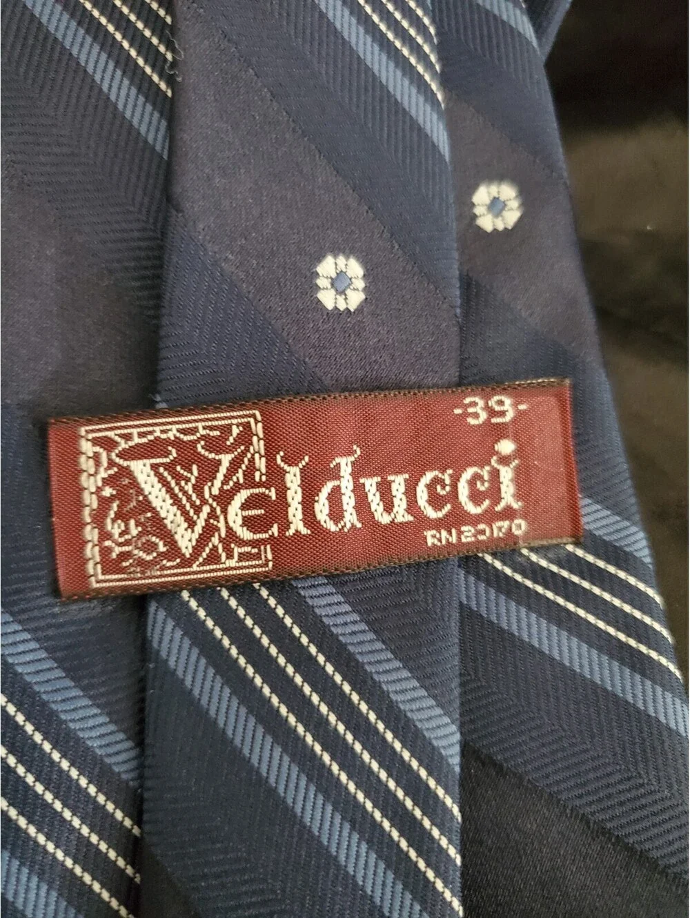Blue Velducci Poly Tie